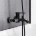 Смеситель для ванны и душа, чёрный Damixa 361000300 Scandinavian Pure