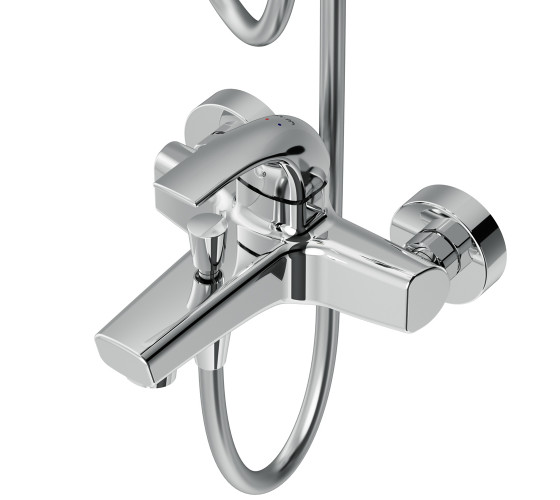 Набір 2в1: душова система, змішувач для ванни/душу AM.PM F4087514 Sense