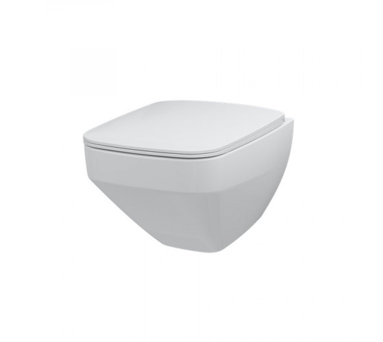Унитаз подвесной безободковый FlashClean с сидением микролифт AM.PM C50A1700SC Inspire 2.0