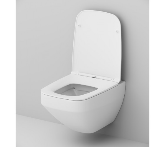 Унитаз подвесной безободковый FlashClean с сидением микролифт AM.PM C50A1700SC Inspire 2.0