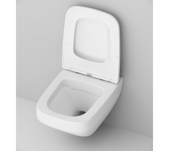 Унитаз подвесной безободковый FlashClean с сидением микролифт AM.PM C50A1700SC Inspire 2.0