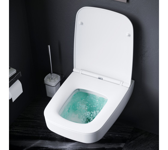 Унитаз подвесной безободковый FlashClean с сидением микролифт AM.PM C50A1700SC Inspire 2.0