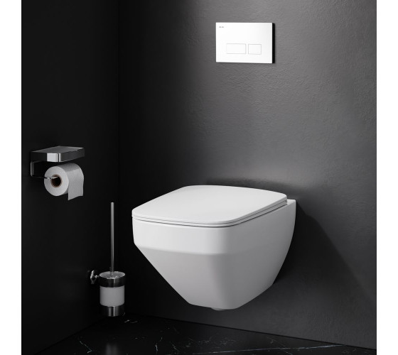 Унитаз подвесной безободковый FlashClean с сидением микролифт AM.PM C50A1700SC Inspire 2.0