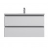 Тумба с раковиной, подвесная, 100 см, 2 ящика AM.PM M85-FHX1002-WC1002WG38 X-Joy