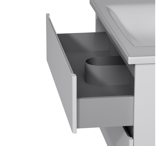 Тумба с раковиной, подвесная, 100 см, 2 ящика AM.PM M85-FHX1002-WC1002WG38 X-Joy