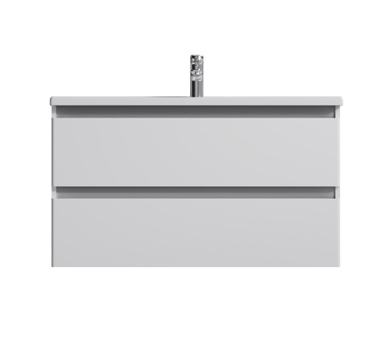 Тумба с раковиной, подвесная, 100 см, 2 ящика AM.PM M85-FHX1002-WC1002WG38 X-Joy