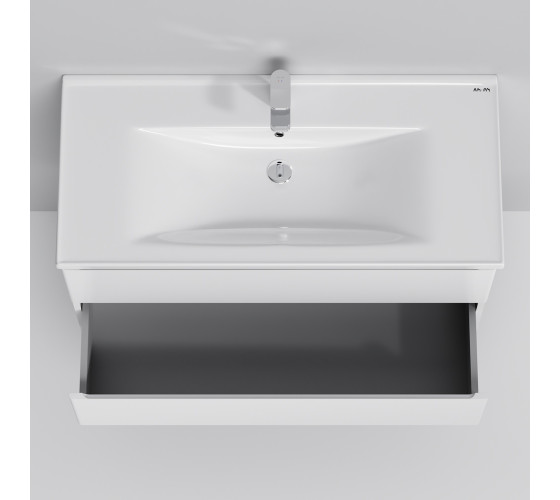 Тумба с раковиной, подвесная, 100 см, 2 ящика AM.PM M85-FHX1002-WC1002WG38 X-Joy