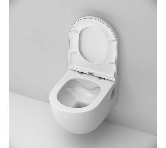 Подвесной унитаз FlashClean с сиденьем микролифт AM.PM C801701SC Like