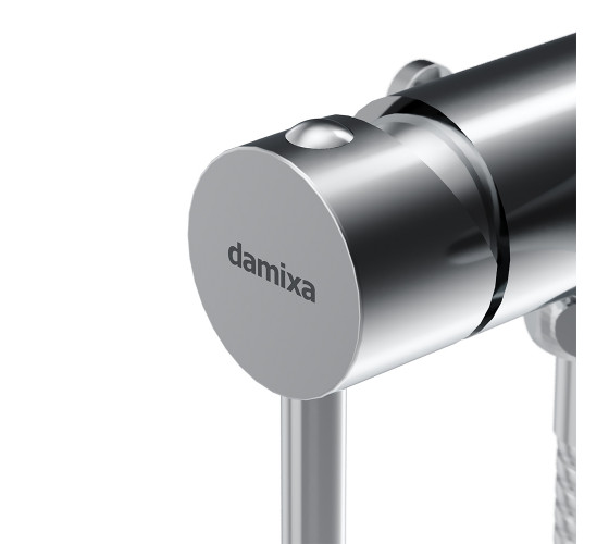 Смеситель, монтируемый в стену, с гигиеническим душем и держателем Damixa 211000000 Option