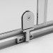 Душеве огородження Square Pivot 90x90 см, без піддону AM.PM W90UG-404-090MT Gem
