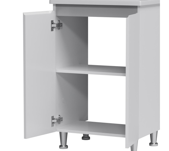 Тумба с раковиной, напольная, 55 см, 2 дверцы AM.PM M85-FSX0551-WC0551WG38 X-Joy