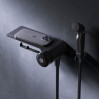 Смеситель TouchReel, монтируемый в стену с гигиеническим душем и полкой AM.PM F0H85A822  X-Joy