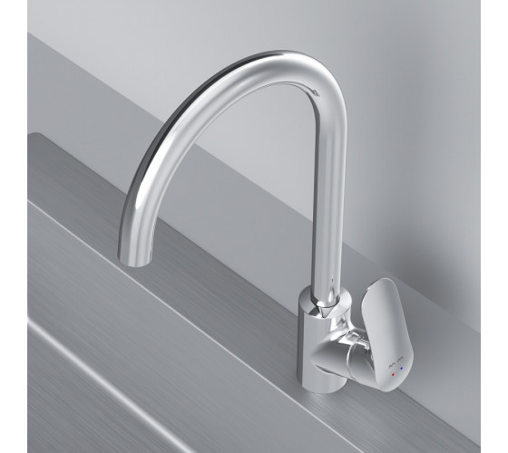 Смеситель для кухни с каналом для питьевой воды, хром AM.PM F8007700 Like