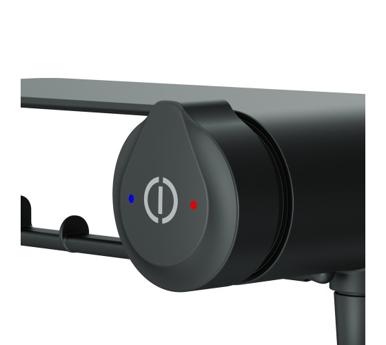 Смеситель TouchReel, монтируемый в стену с гигиеническим душем и полкой AM.PM F0H85A822  X-Joy