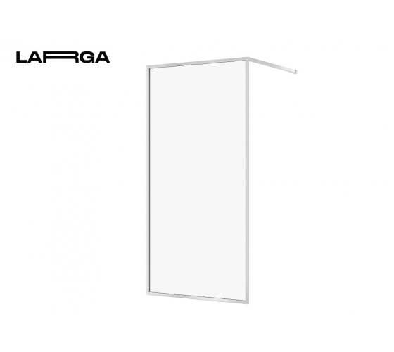 Душевая стенка Walk-in Cersanit Larga 100х200 профиль хром (S932-136)