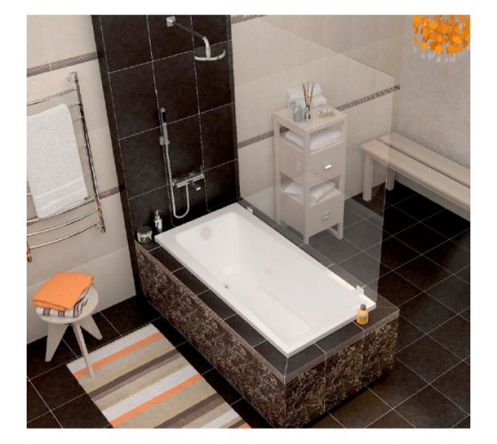 Ванна акриловая Cersanit Lorena 150х70 с ножками, (S301-074)