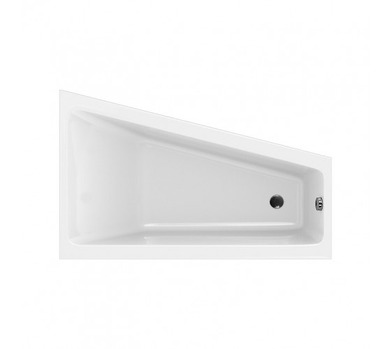 Ванна акриловая Cersanit Crea 160x100, правая с ножками, (S301-230)