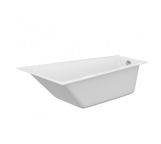 Ванна акриловая Cersanit Crea 160x100, правая с ножками, (S301-230)
