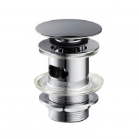 Донный клапан Cersanit Click-clack для раковины хром, (S951-125)