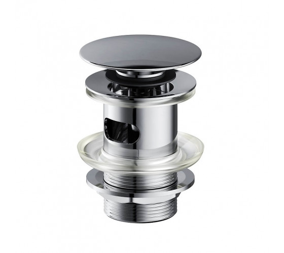 Донный клапан Cersanit Click-clack для раковины хром, (S951-125)