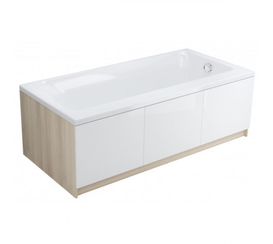 Ванна акриловая Cersanit SMART 170х80 левая с ножками, (S301-117)