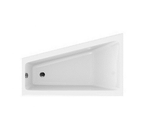 Ванна акриловая Cersanit Crea 160x100, левая с ножками, (S301-232)