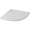 Душовий піддон B438 акриловий напівкруглий Cersanit Tako Slim 80x4 з сифоном (S932-155)