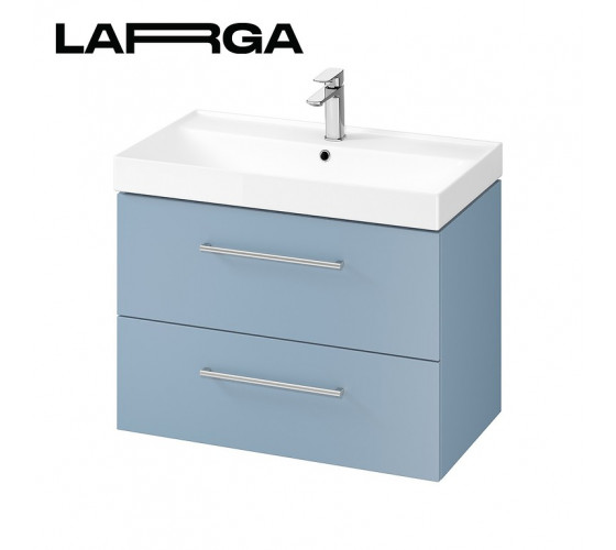 Тумба Cersanit Larga для раковины 80 голубой  (S932-074)