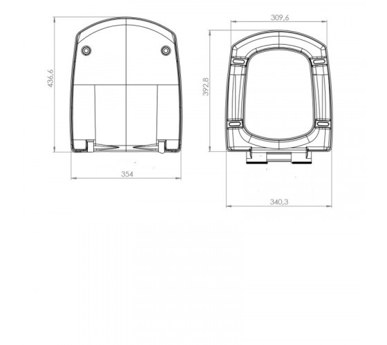 Сиденье для унитаза Cersanit CARINA Duroplast (K98-0068)