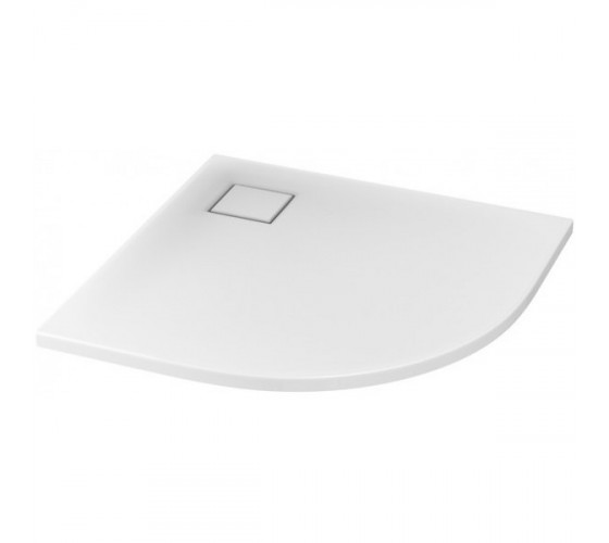 Душевой поддон B185 акриловый полукруглый Cersanit Tako Slim 90x4 с сифоном (S601-120)