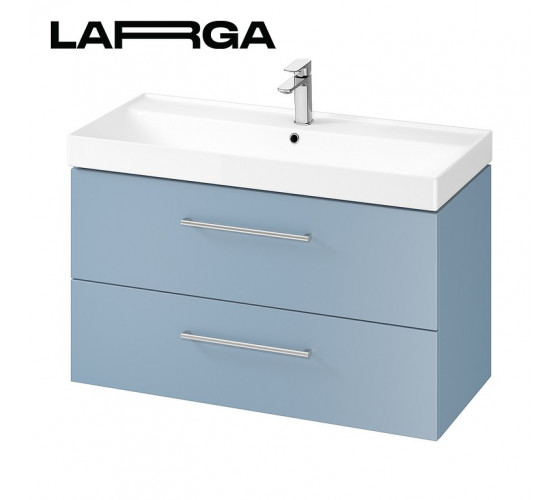 Тумбочка подвесная в ванную без раковины Larga 100 см шириной Cersanit LARGA (S932-077)