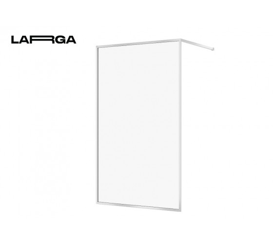 Душевая стенка Walk-in Cersanit Larga 120х200 профиль хром (S932-137)