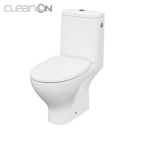 Унитаз-компакт MODUO 672 SBTW CleanOn 43 010 3/5 л с дюропластовым сиденьем (K116-030)