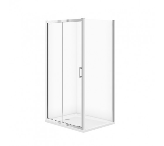 Душевая кабина Cersanit Basic 100x80, прозрачное стекло, без поддона, (S158-006)