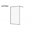 Душевая стенка Walk-in Cersanit Larga 120х200 профиль чёрный (S932-140)
