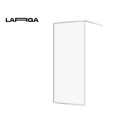 Душевая стенка Walk-in Cersanit Larga 90х200 профиль хром (S932-135)