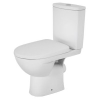 Унитаз-компакт напольный Kolo STATUS, горизонт. выпуск, нижний подвод, сиденье Duroplast Soft close (2395250UA)
