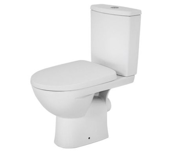 Унитаз-компакт напольный Kolo STATUS, горизонт. выпуск, нижний подвод, сиденье Duroplast Soft close (2395250UA)