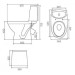 Унітаз-компакт Kolo Runa, косий випуск сидіння Duroplast Soft-Close (L89207000)