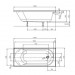 Ванна акрилова Kolo Opal Plus 160x70 XWP136000N
