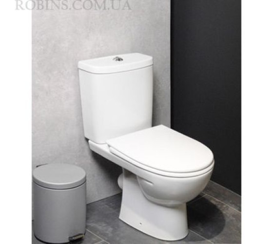 Унітаз-компакт Kolo Freja Premium сидіння Duroplast Soft-Close, косий випуск (L79046000)