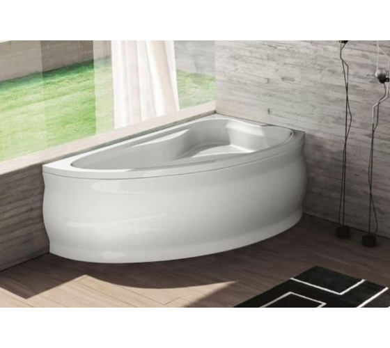 Ванна акрилова Kolo SUPERO 150x100, асиметрична, права, з ніжками (5536000)