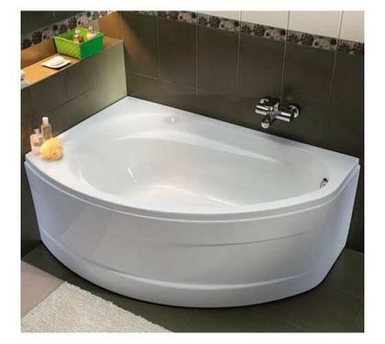 Ванна акрилова Kolo SUPERO 145x85, асиметрична, ліва, з ніжками (5534000)