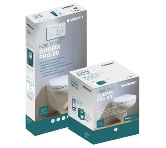Інсталяція Geberit Duofix Pro 20 з клавішею Delta01 біла + унітаз KOLO Idol із сидінням Soft Close (118.315.11.1)