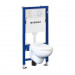 Інсталяція Geberit Duofix Pro 20 з клавішею Delta01 біла + унітаз KOLO Idol із сидінням Soft Close (118.315.11.1)