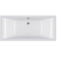 Ванна акрилова Kolo SUPERO DUO 180x80, прямокутна, центральний злив, з ніжками (5363000)