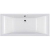 Ванна акрилова Kolo SUPERO DUO 180x80, прямокутна, центральний злив, з ніжками (5363000)