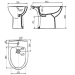 Біде підлогове Kolo Freja (L75000000)