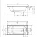 Ванна акрилова Kolo Opal Plus 150x70 XWP135000N