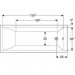 Ванна акрилова Kolo SUPERO 170x70, прямокутна, з ніжками (5343000)